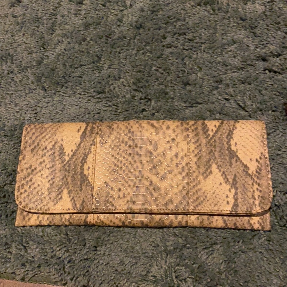Snakeskin Clutch